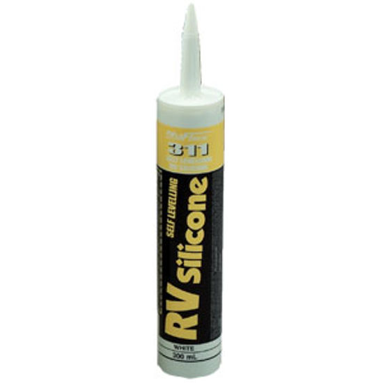 Picture of Heng's Nuflex 311 White 10 Oz Tube Butyl Rubber Caulk 95502 13-1151                                                          