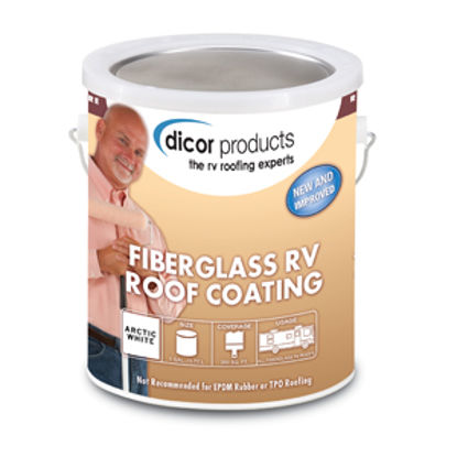 Picture of Dicor  1 Gal Can White Roof Coating For RV Roof RP-FRC-1 13-1175                                                             