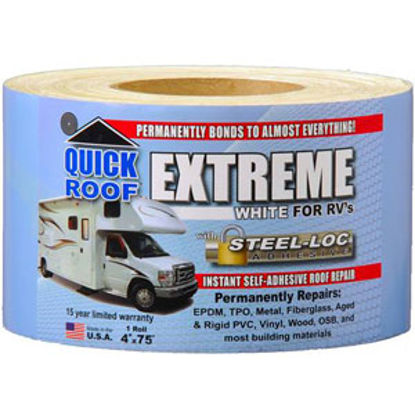 Picture of Quick Roof  4" x 75' Roll Roof Repair Tape UBE475 13-1601                                                                    