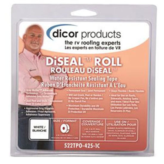 Picture of Dicor  White 4" x 25' Roof Repair Tape 522TPO-425-1C 13-1848                                                                 