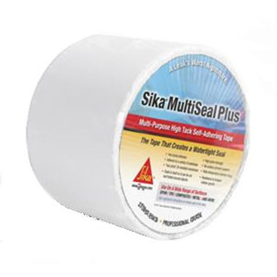 Picture of Sika Multiseal Plus White 4" x 25' Roll TPO Roof Repair Tape 017-413828-25 13-4424                                           