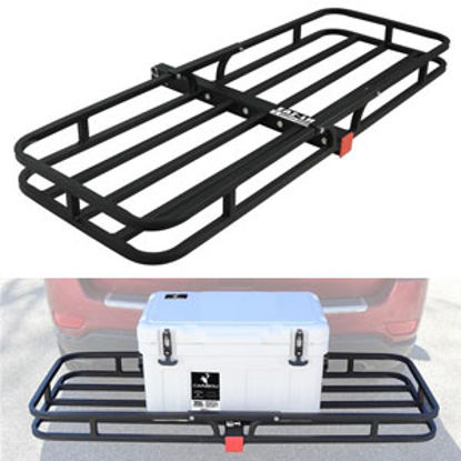 Picture of Camco  51-1/2"x17-1/2"x3-1/4" 500 Lb Cargo Carrier for 2" Hitch 48475 14-1533                                                