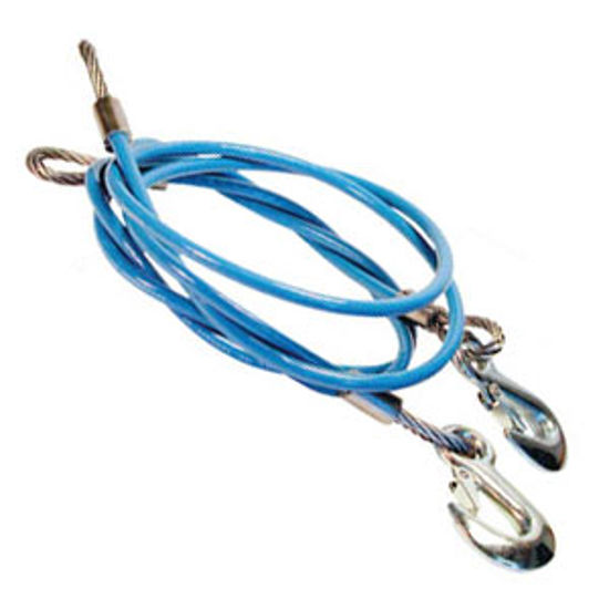 Picture of Roadmaster  2-Set 76" 6,000 Lbs Steel Single Snap Hook Trailer Safety Cable 645-76 14-6056                                   