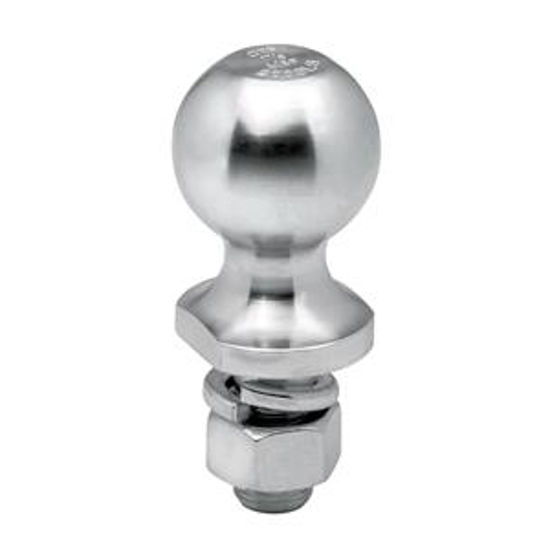 Picture of Tow-Ready  Zinc 2-5/16" Trailer Hitch Ball w/ 1" Diam x 2-1/8" Shank 63907 14-7046                                           