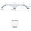 Picture of Icon  Polar White Tandem Axle Fender Skirt For Heartland Brands 01614 15-0498                                                