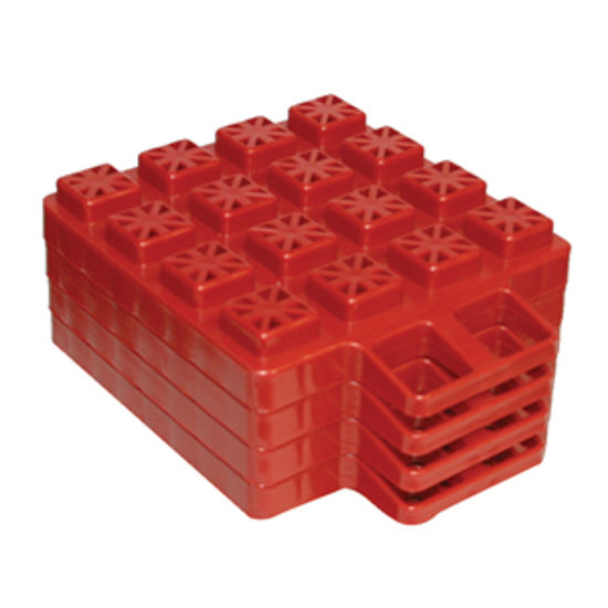 Picture of Valterra Stackers 4-Pk Plastic Interlocking Levelling Blocks w/Strap For Storage A10-0916 15-0972                            