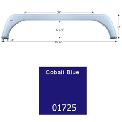 Picture of Icon  Cobalt Blue Tandem Axle Fender Skirt For KZ Brands 01725 15-1648                                                       