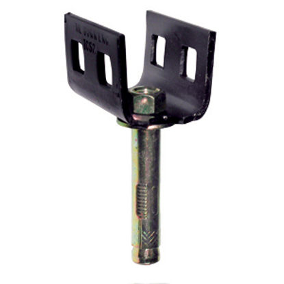 Picture of Tie Down Engineering  Black Painted Concrete Slab/ Double Head Threaded Ground Anchor 59125 16-0040                          