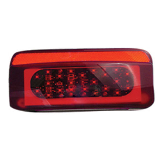 Picture of Command  Red Lens LED Tail Light Assembly Conversion Kit K-0026 18-0213                                                      