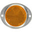 Picture of Peterson Mfg.  3" Round Amber Screw Mount Reflector w/ Aluminum Housing V472A 18-0380                                        