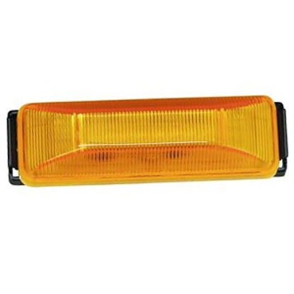 Picture of Bargman 38 Series Amber 3.93"x1.22"x1.02" LED Side Marker Light 42-38-034 18-0457                                            