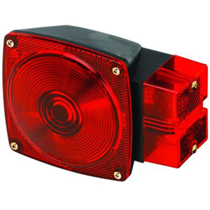 Picture of Bargman 80 Series Red 6.09"x4.59"x2.87" Tail Light 2823294 18-0461                                                           