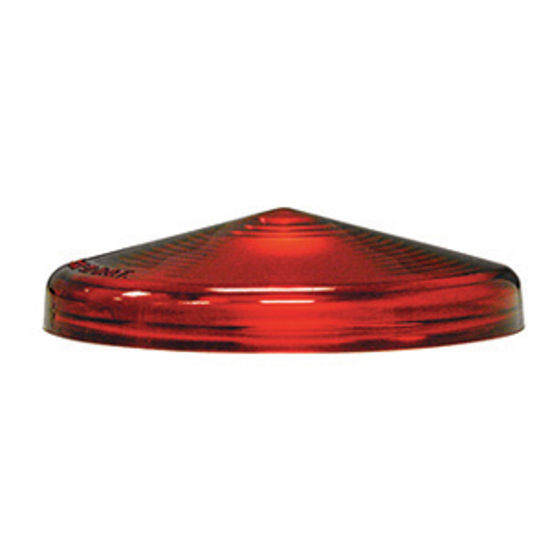 Picture of Peterson Mfg.  Red Stop/Tail/Turn Signal Lens for Peterson Series 313 & 314MA 313-15R 18-0542                                