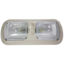 Picture of Arcon  Colonial White w/Clear Lens Double Euro Style Dome Light 18015 18-0641                                                