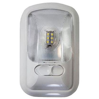 Picture of Arcon  Bright White 12V LED Ceiling Single Interior Light w/Clear Lens 20669 18-0842                                         
