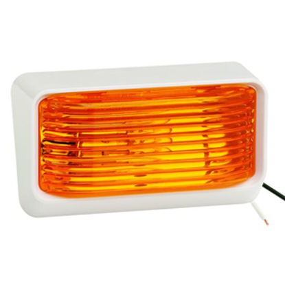 Picture of Bargman 78 Series Amber Lens Porch Light, B/W Base 31-78-532 18-1055                                                         