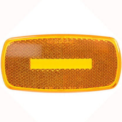 Picture of Optronics  Amber Reflex/ Clearance/ Side Marker Light Lens A32ABP 18-1204                                                    
