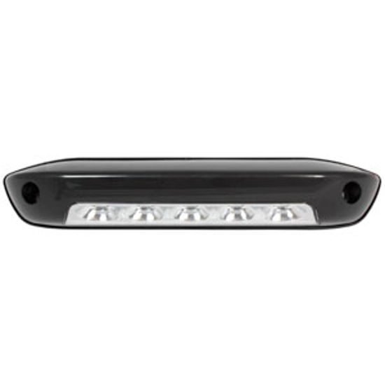 Picture of ITC  Black w/Clear Lens Rectangular LED Porch Light 69710-BK-6.5K-D 18-1321                                                  