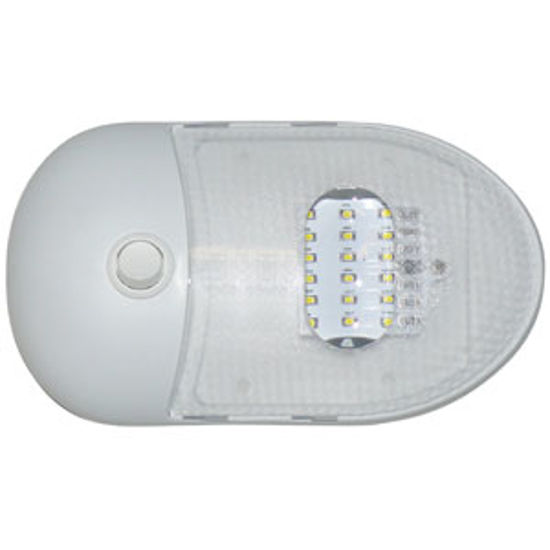 Picture of Diamond Group  White Single Daylight White LED Dome Light DG65429VP 18-5024                                                  