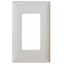 Picture of Diamond Group  White Single Speed Decor Opening Switch Plate Cover DG52494VP 19-1364                                         