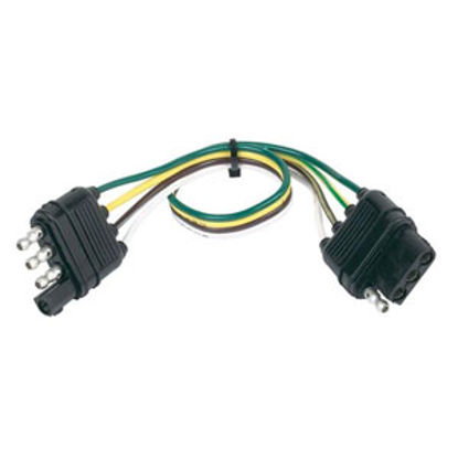 Picture of Hopkins  4-Wire 12" Trailer Connector Extension 48145 19-2377                                                                