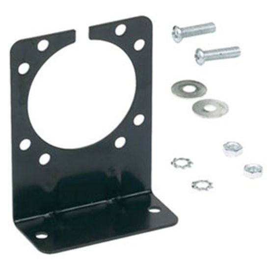 Picture of Husky Towing  Black 7/9-Way Trailer Connector Bracket (Bulk) 32582 19-3250                                                   