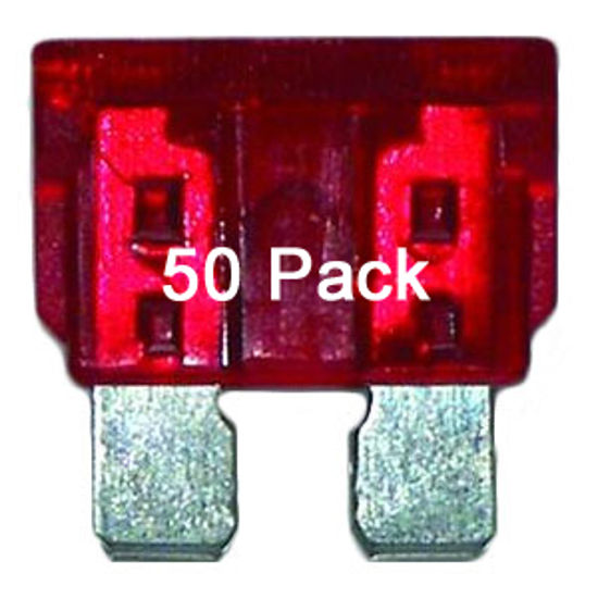 Picture of Battery Doctor  Case-50 10A ATO/ ATC Red Blade Fuse 24360-50 19-3561                                                         