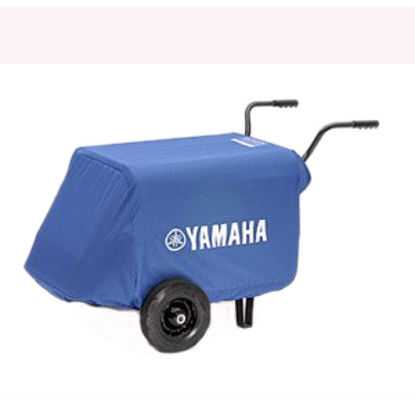 Picture of Yamaha  Blue Generator Cover w/Logo For Yamaha E6300iSE  19-4529                                                             