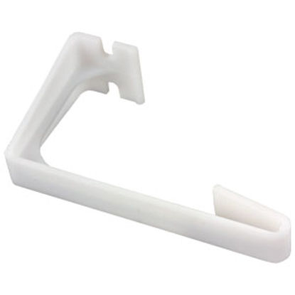 Picture of JR Products  2-Pack Plastic L-Shape Window Curtain Retainer 81485 20-0051                                                    