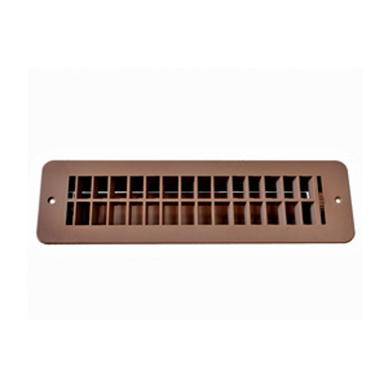 Picture of RV Designer  Tan 2-3/8"W x 12"L Floor Heating/ Cooling Register w/Damper H860 20-0193                                        