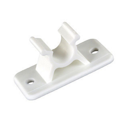 Picture of JR Products  2-Pack Polar White Plastic Door Holder Insert for JR Products C-Clips 10394PW 20-0706                           