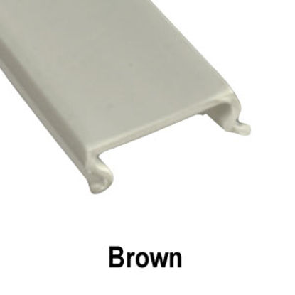 Picture of AP Products  5-Pack Brown Plastic 5/8"W X 8'L Trim Molding Insert 011-360-5 20-1547                                          