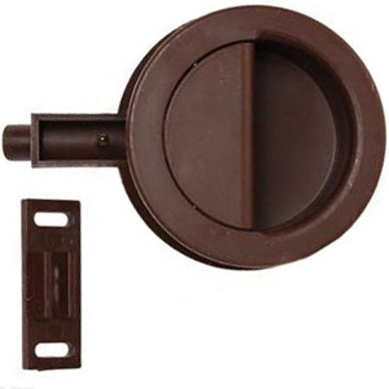 Picture of RV Designer  Brown Round Entry Door Latch H261 20-1767                                                                       