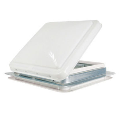 Picture of Camco  White 14"x14" Aluminum Frame Roof Vent 40480 22-0060                                                                  