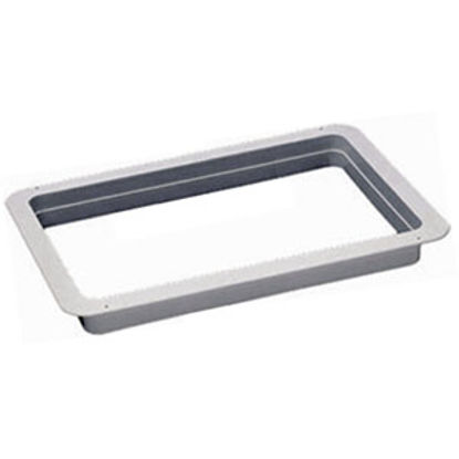 Picture of Heng's  White 2-3/8" Deep for 13"x20" Opening Radius Roof Vent Garnish 90035 22-0172                                         