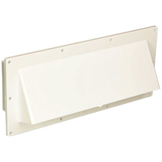 Picture of Ventline  10-1/2" W x 3-3/4" H Polar White Range Hood Vent V2111-13 22-0414                                                  