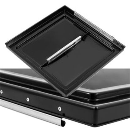 Picture of Camco  Black Polypropylene 14" x 14" Ventline Style Roof Vent Lid 40177 22-0430                                              