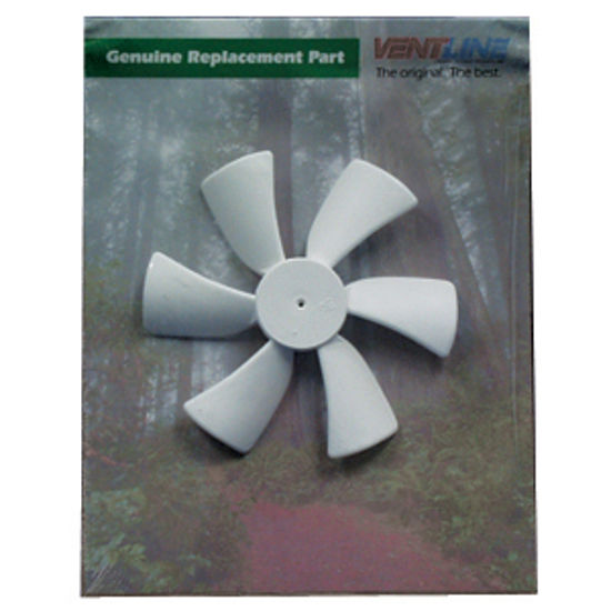 Picture of Ventline  6" x 1/8" D Shaft CCW Fan Blade for Ventline 12V Ventadomes BVA0163-00 22-0446                                     