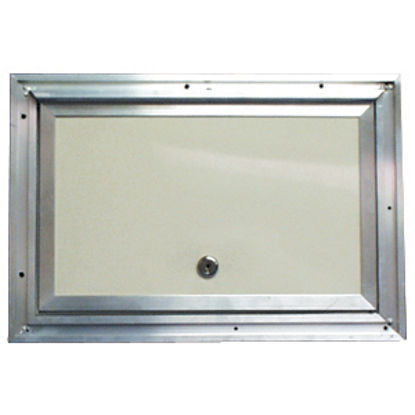 Picture of Interstate Metal  Colonial White Anodized Aluminum 18" X 30" Baggage Access Door 22-0615 22-0615                             