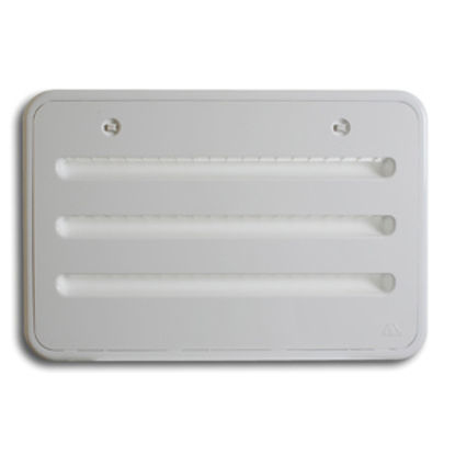 Picture of Dometic Helium White Polypropylene Refrigerator Side Vent For Atwood 13001 22-0684