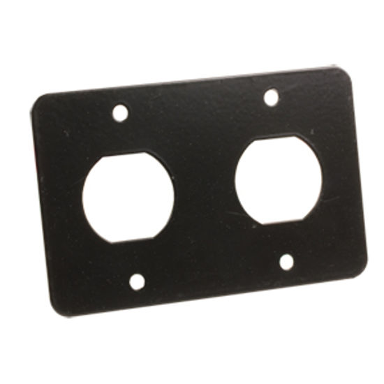 Picture of JR Products  Black Power Port Socket Bracket 15165 24-0453                                                                   