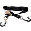 Picture of Shock Strap  2-Pack 1" x 10' Black Tie Down Strap w/Hook 10DB 25-0118                                                        