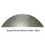 Picture of ConnX  Tandem Steel Fender Back for usse with ConnX F0010 and F0012 MFB005 25-4001                                           
