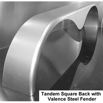 Picture of ConnX  72" Long Radius Tandem Teardrop Trailer Fender for 15" to 16" Wheels MFS057 25-4009                                   