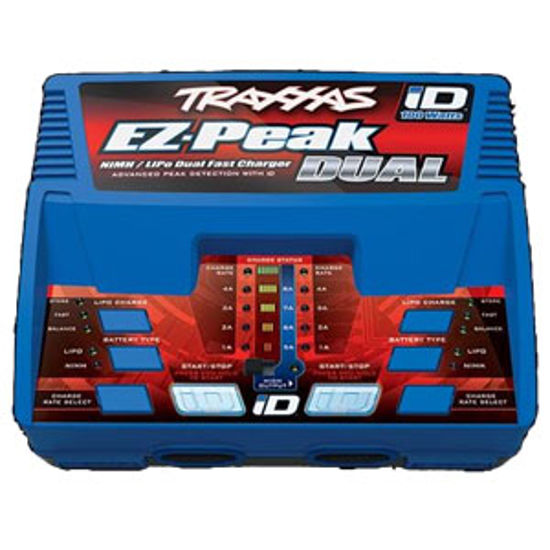 Picture of Traxxas EZ-Peak Plus 8 Amp Dual Charger for Remote Control Vehicles 2972 25-8841                                             