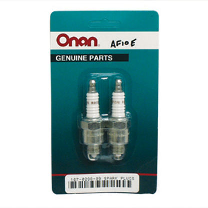 Picture of Cummins Onan  2-Pack Spark Plug for Cummins Generators 167-0298-99 48-2091                                                   