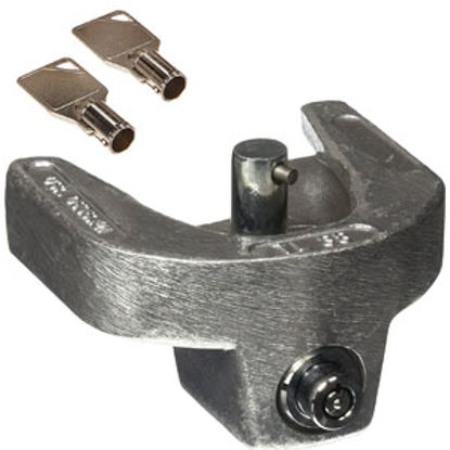 Picture of Blaylock  2" Aluminum Push Button Trailer Coupler Lock TL-38 69-1165                                                         