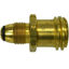 Picture of MB Sturgis  POL w/ O-Ring Type 1 Retro Q Adapter Brass LP Adapter Fitting 402152PKG 69-6657                                  