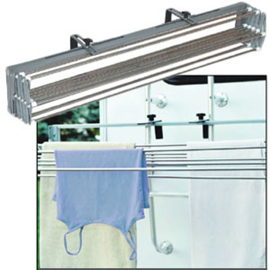 Picture of Smart Dryer  46"L x 25"D x 7-3/4"H Stainless Steel Clothes Line SCEN0030 69-7574                                             