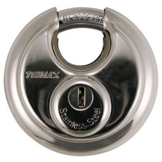 Picture of Trimax Locks  Stainless Steel Key Padlock TRP170 69-8261                                                                     